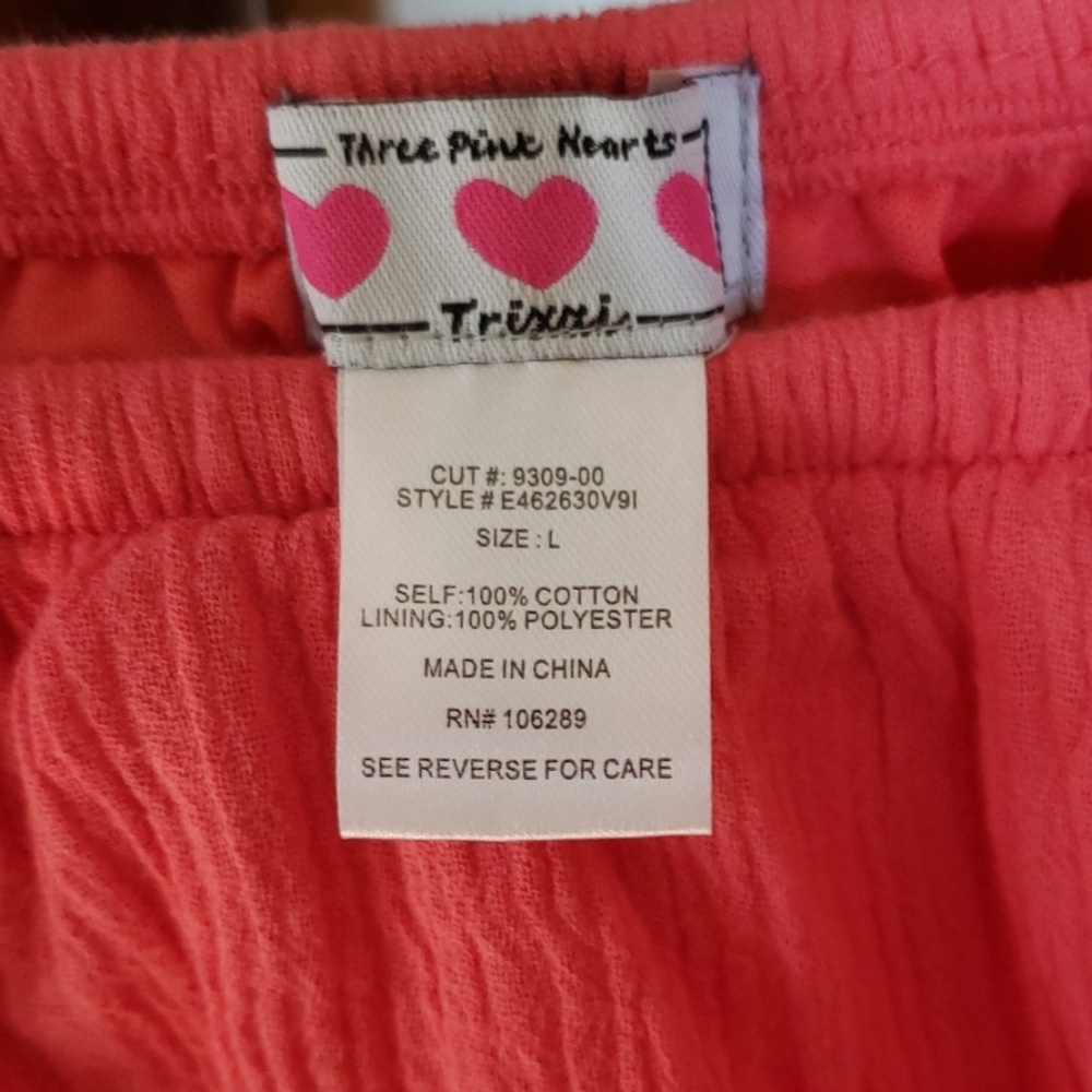EUC 3 Pink Hearts Strapless Dress - Picture 3 of 4